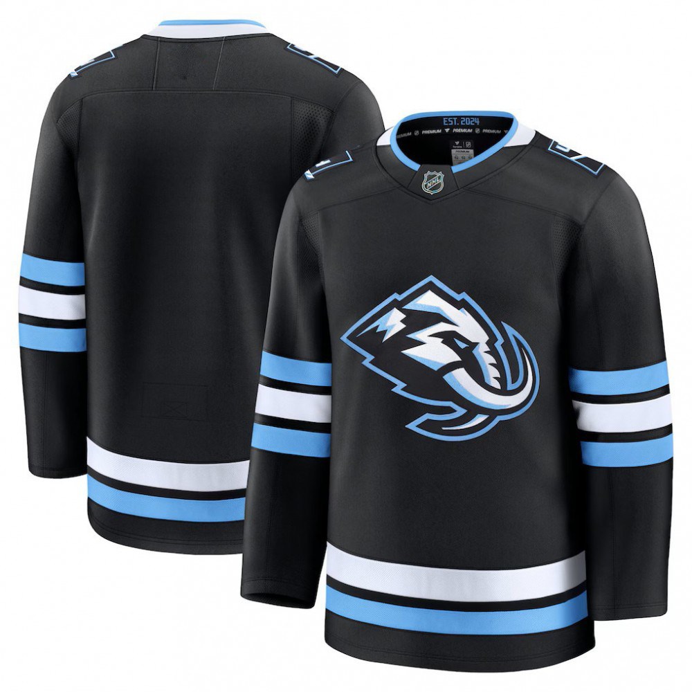 Men's Utah Mammoth Blank Black Home Premium Jersey-Pro Kit Vault | Brand New 26/27 Sports Jerseys